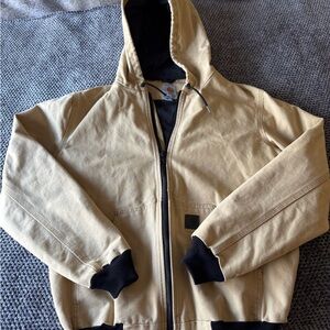 Carhartt Tan Hooded Jacket